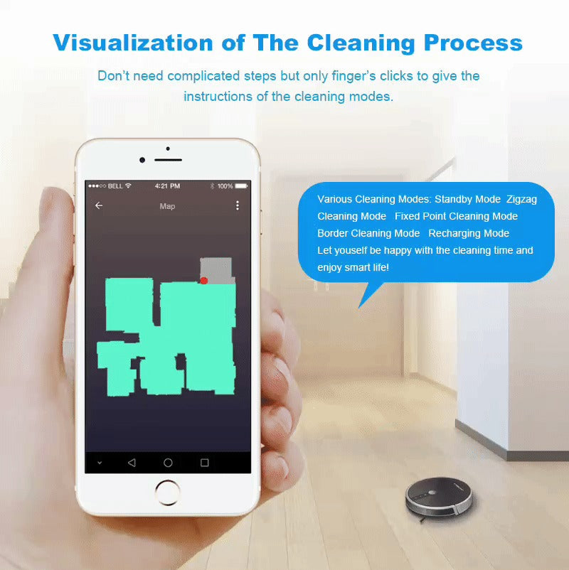 Lulu & Bloom™Smart Robotic Vacuum Cleaner