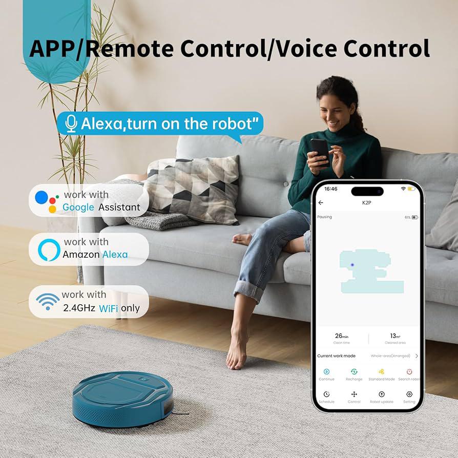 Lulu & Bloom™Smart Robotic Vacuum Cleaner