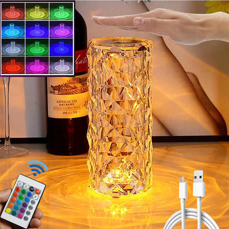 Lulu & Bloom™LED Crystal Table Lamp